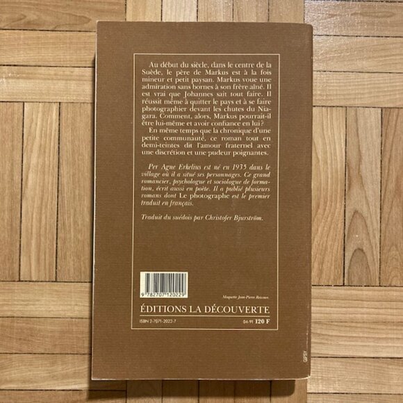 Livre Roman Le Photographe - Per Agne Erkelius - Picture 2 of 2